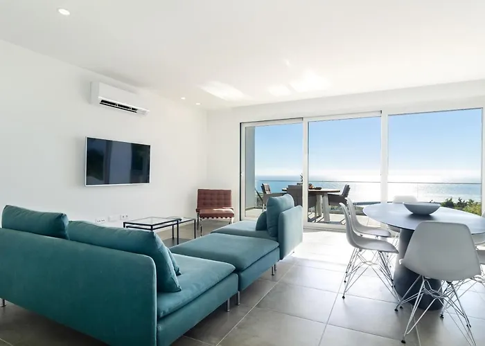 Ocean Views - New Private With Pool & Sea Views Апартаменты Назаре